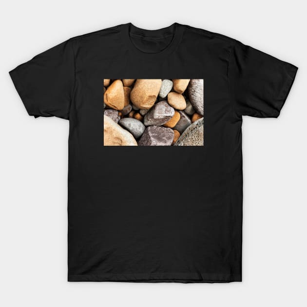 Volcanic Cobble Stones T-Shirt by textural